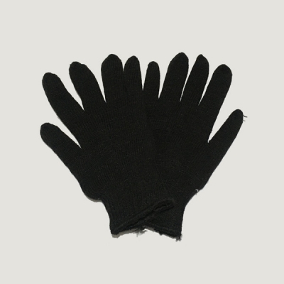 Перчатки "зима" чёрные х/б