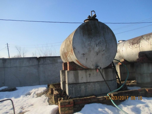 Объем -10 куб.м., ёмкости стальные