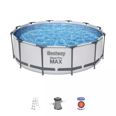 Каркасный бассейн Steel Pro Max 366х100см, 9150л, фил.-насос