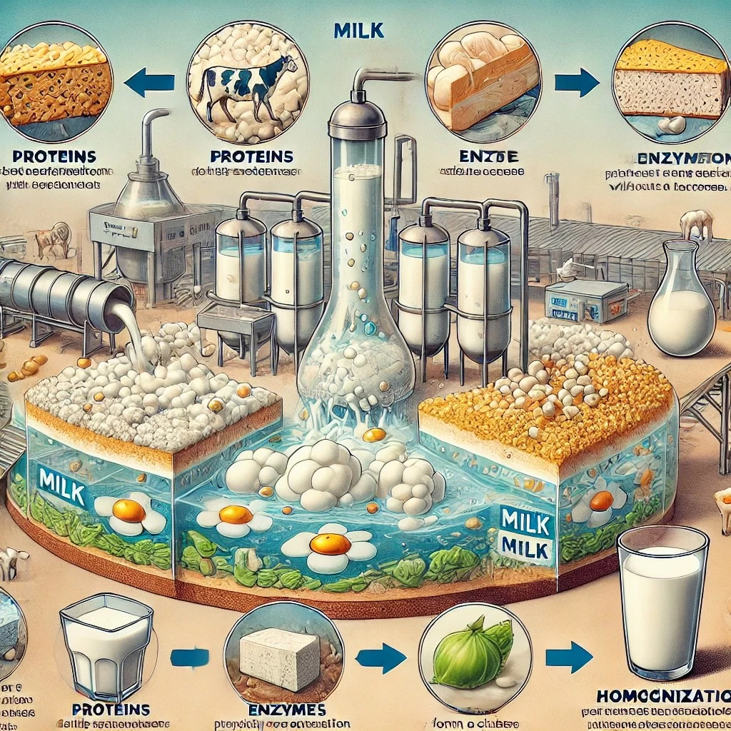 Процесс гомогенизации помогает предотвратить расслоение молока и делает продукт более однородным и стабильным
