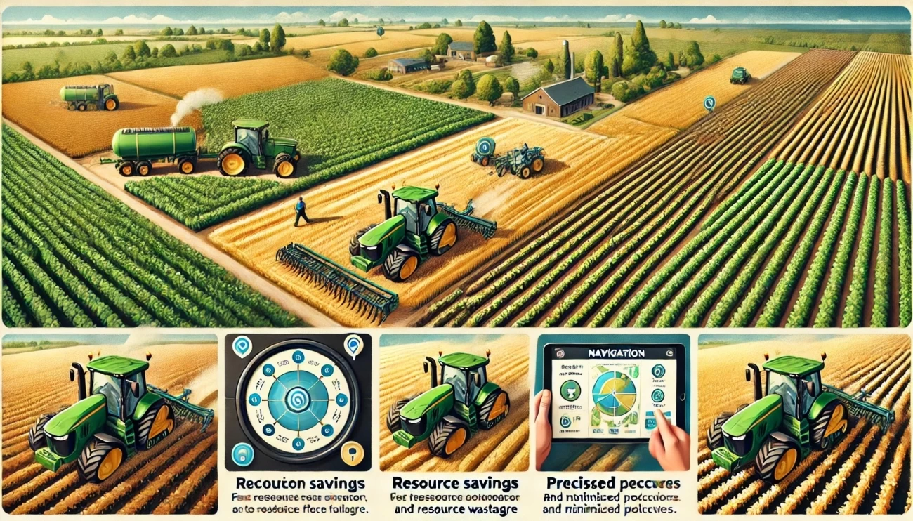 как навигационные системы помогают небольшим фермерским хозяйствам оптимизировать использование техники и минимизировать потери.