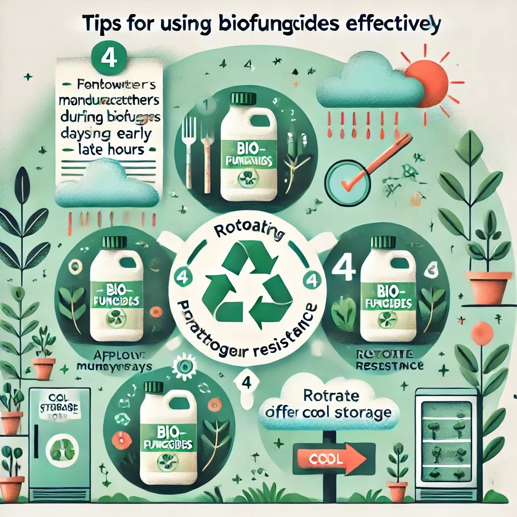 Изображение с рекомендациями по применению биофунгицидов