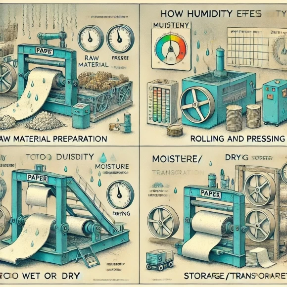 Контроль влажности бумаги на производстве